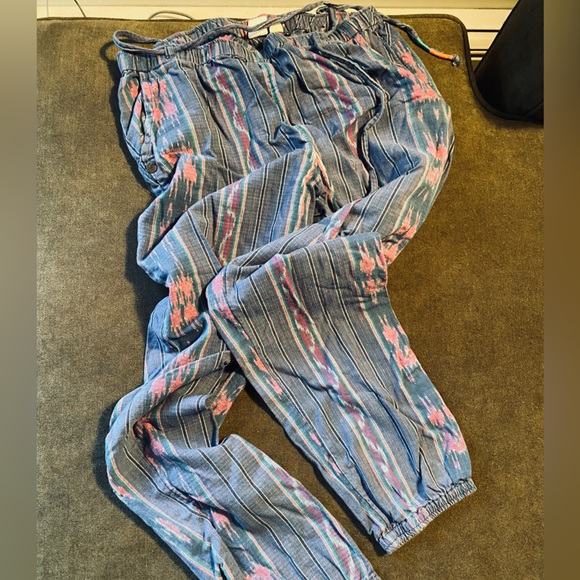 Funky Linen Parachute Pants - Picture 4 of 4